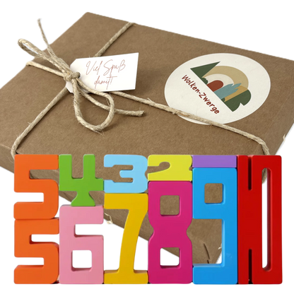 Zahlenzauber-Block – Spielerisch zählen & stapeln