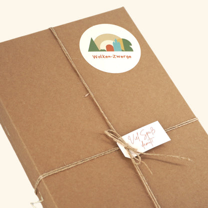 Holzpuzzle "Tetris Block" – Buntes 3D Lernspiel mit geometrischen Formen - Wolkenzwerge