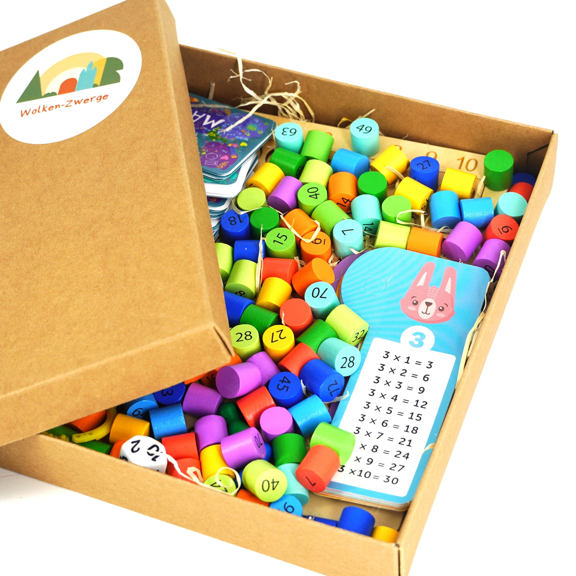 Rechenfuchs – Farbenfrohes Lernspiel für Kinder - Wolkenzwerge