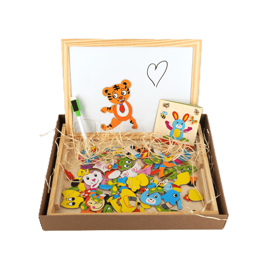 Montessori Magnettafel-Multifunktional - Wolkenzwerge