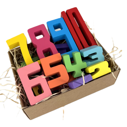 Zahlenzauber-Block – Spielerisch zählen & stapeln