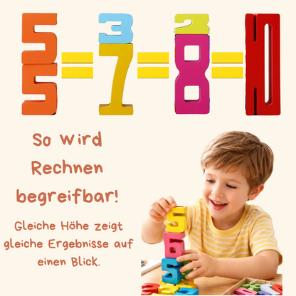Zahlenzauber-Block – Spielerisch zählen & stapeln