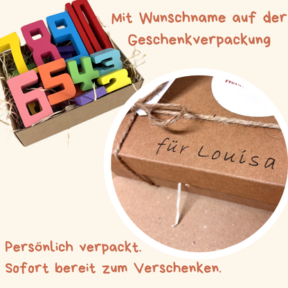 Zahlenzauber-Block – Spielerisch zählen & stapeln
